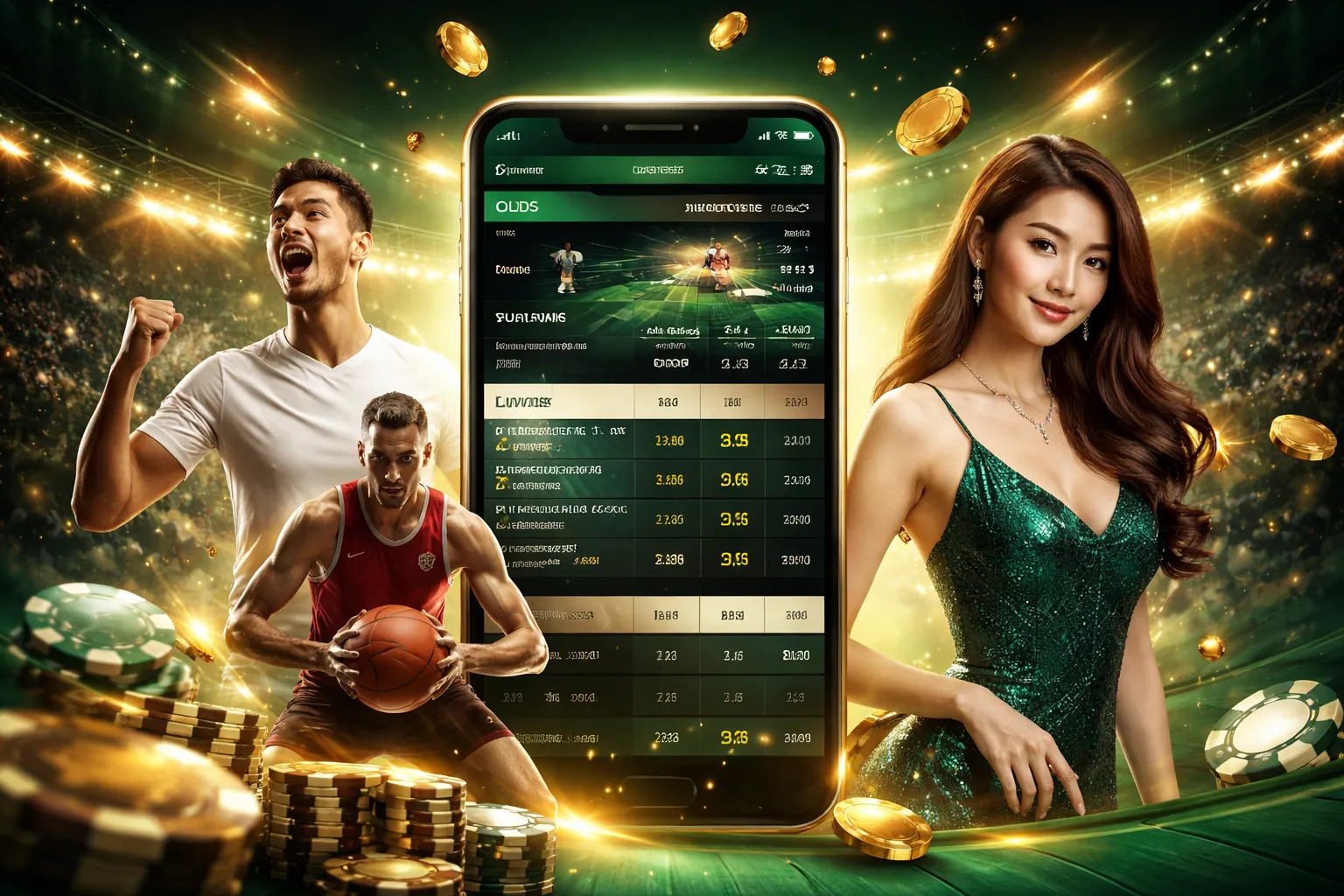 Giao diện Betway App trên điện thoại